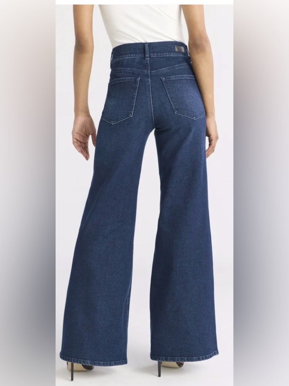 sofia by sofia vergara Dark Blue High-Rise Wide-Leg Jeans - Picture 3 of 6